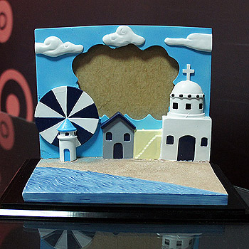 愛琴海公仔場景(含防塵框)